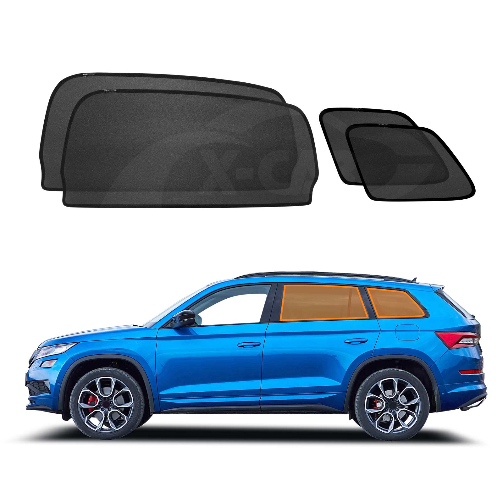 Passgenauer Sonnenschutz für Skoda KODIAQ Passgenauer Sonnenschutz für Skoda KODIAQ