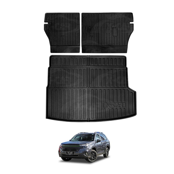 Boot Liner /Back Seat Protector for Subaru Forester 6th Gen 2025-Onwards All Weather Car Mats