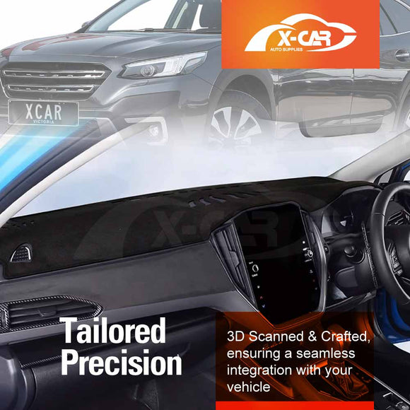 X-CAR dash mat for Subaru Outback 2020-2025 installed on the dashboard of the vehicle.