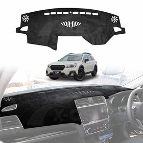 X-CAR dash mat for Subaru Outback 2015-2020 installed on the dashboard of the vehicle.