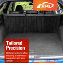 X-CAR back seat protectors for Outback 2015-2020 installed in the cargo area of a Outback.
