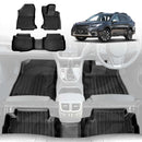 X-CAR 3D floor mats set designed for a Subaru Outback 6GEN, installed in the  vehicle's footwell.