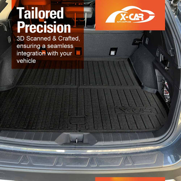 X-CAR boot liner for Subaru Outback installed in the Outback cargo area.