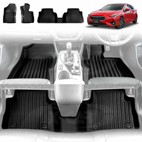 3D Floor Mats for Subaru Impreza G6 Hatch 2023-Onwards All-Weather Car Liners