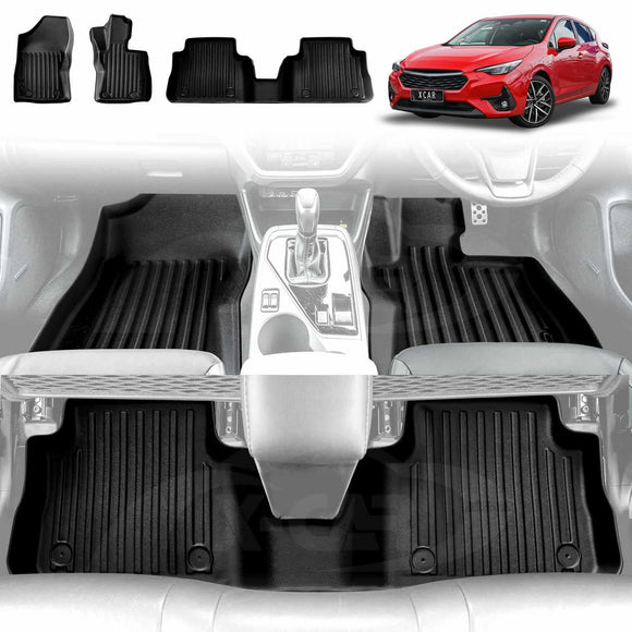 3D Floor Mats for Subaru Impreza G6 Hatch 2023-Onwards All-Weather Car Liners