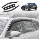 X-CAR weathershields for Subaru Outback 2020-2025 installed on the exterior windows of the vehicle.