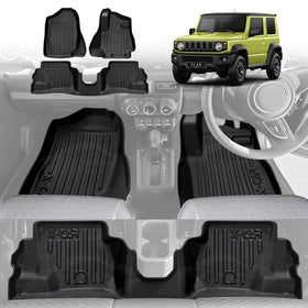 3D Floor Mats for Suzuki Jimny 3-Door Auto Transmission 2018-Onwards All-Weather Car Liners