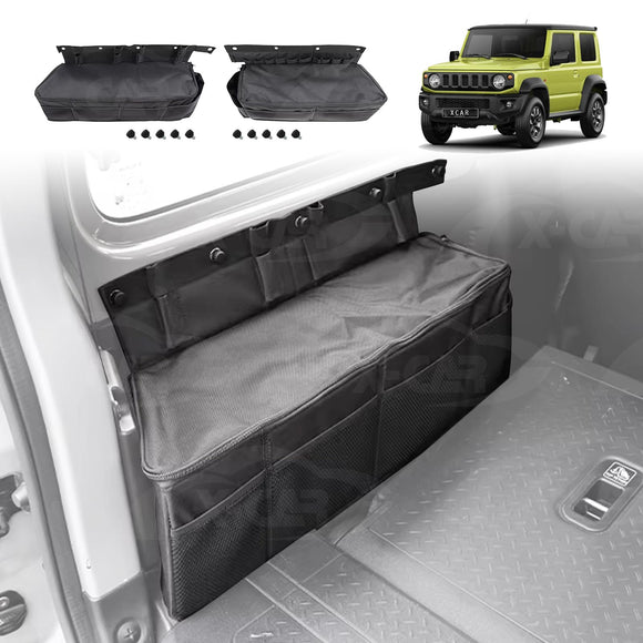 Window & Trunk Side Storage Bags for Suzuki Jimny 3-Door Auto 2018-Onwards Boot Side Organizer Car Accessories