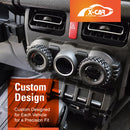 AC Climate Control Knob Cover for Suzuki Jimny 2018-Onwards Interior Heater Dial Ring Trim-4