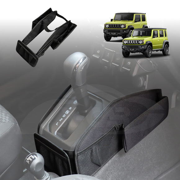 Gear Shift Side Storage Bag Organiser for Suzuki Jimny Auto 2018-Onwards Centre Console Pocket