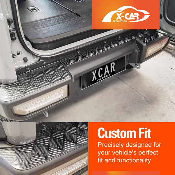 Rear Bumper Guard Trunk Protector Cover for Suzuki Jimny 3-Door 2018-Onwards Carbon Fiber Style Protection Accessories