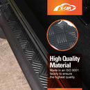 Rear Bumper Guard Trunk Protector Cover for Suzuki Jimny 3-Door 2018-Onwards Carbon Fiber Style Protection Accessories-3