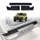 Rear Bumper Guard Trunk Protector Cover for Suzuki Jimny 3-Door 2018-Onwards Carbon Fiber Style Protection Accessories-1