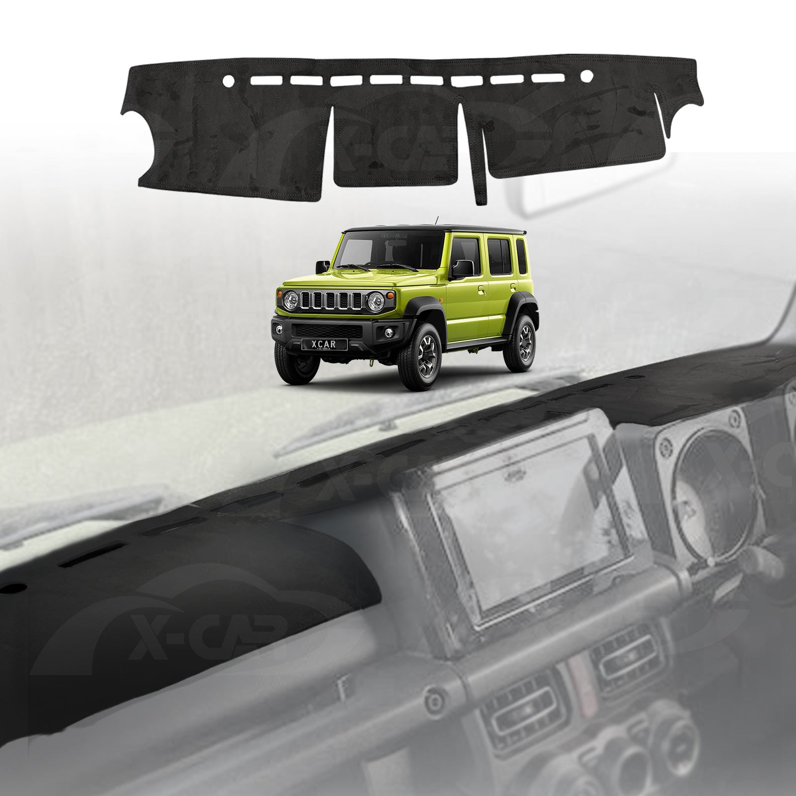 Dash Mat for Suzuki Jimny XL 5-Door 2023-Onwards Non-Slip Microfiber P ...