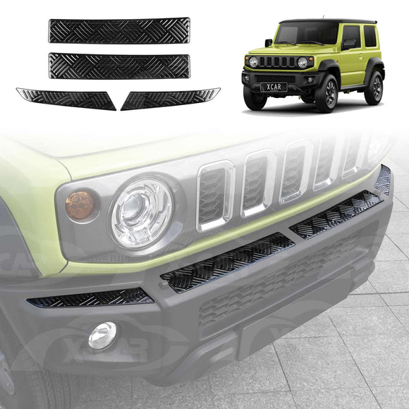 Bumper Guard Trims for Suzuki Jimny 3-Door 2018-Onwards Scuff Plate Panel Accessories