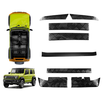 Bumper Guard & Boot Sill Protector Panel for Suzuki Jimny XL 5-Door 2023-Onwards Scuff Plate Accessories