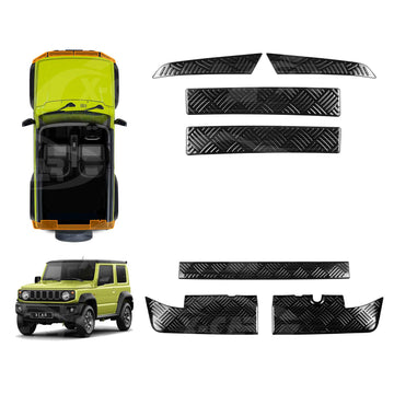 Bumper Guard Trims for Suzuki Jimny 3-Door 2018-Onwards Scuff Plate Panel Accessories