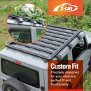 Flat Roof Luggage Rack for Suzuki Jimny 3-Door 2018-Onwards Multi-Functional Expansion Platform Aluminum Alloy-3