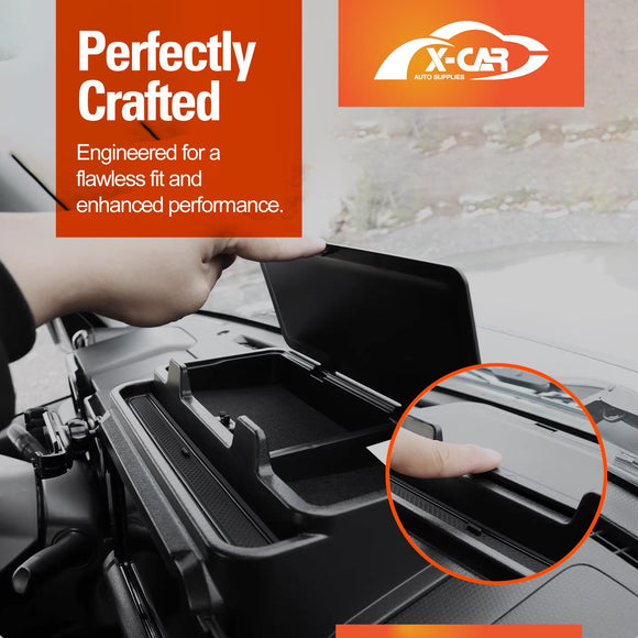 Storage Box with Phone Holder for Suzuki Jimny Auto 2018-Onwards Car Screen Hidden Organizer Tray Accessories