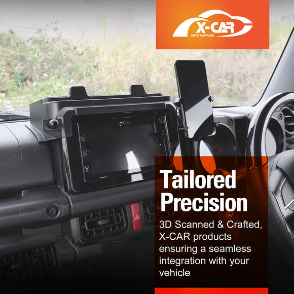 Storage Box with Phone Holder for Suzuki Jimny Auto 2018-Onwards Car Screen Hidden Organizer Tray Accessories