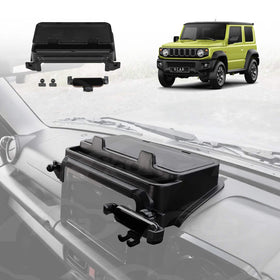 Storage Box with Phone Holder for Suzuki Jimny 3-Door 7 inch screen 2018-Onwards Car Screen Hidden Organizer Tray Accessories
