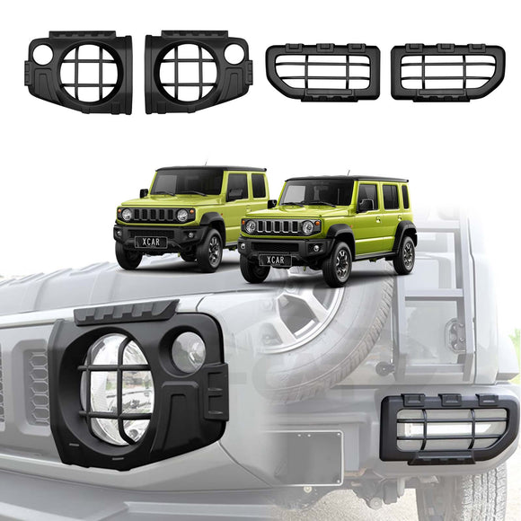 Head / Tail Light Trim Guard Set for Suzuki Jimny 2018-Onwards