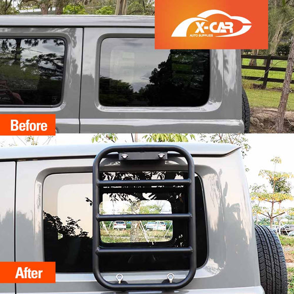 Rear Ladder/ Side Ladder for Suzuki Jimny XL 5-Door 2023-Onwards Tailgate Aluminum Alloy Climbing Rack