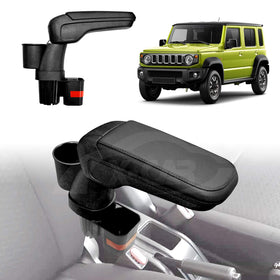 Central Armrest Storage Box with Cup Holder for Suzuki Jimny XL 5-Door 2023-Onwards Interior Accessories
