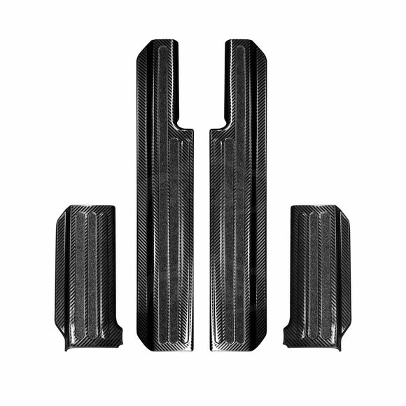 Door Sill Plate Protector Set for Suzuki Jimny XL 5-Door 2023-Onwards Front Rear Entry Car Threshold Scuff Trim Covers Guards Accessories
