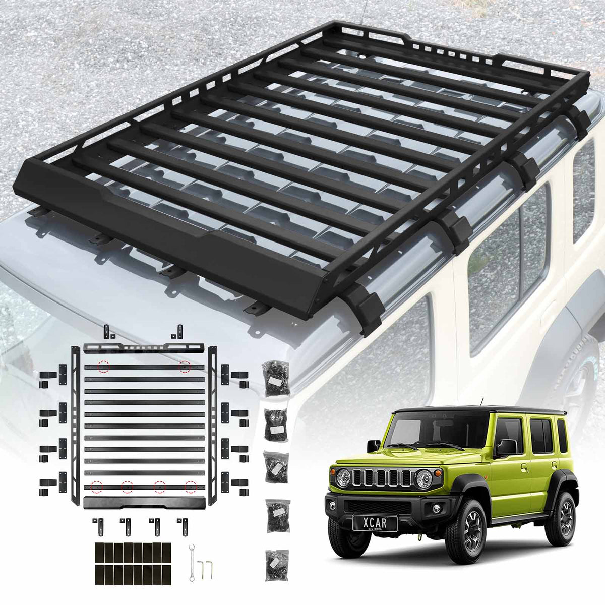 Roof Rack Side Awning for Suzuki Jimny XL | X-CAR