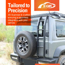 Rear Ladder/ Side Ladder for Suzuki Jimny 3-Door 2018-Onwards Tailgate Climbing Rack Aluminum Alloy-6