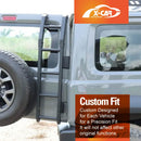 Rear Ladder/ Side Ladder for Suzuki Jimny 3-Door 2018-Onwards Tailgate Climbing Rack Aluminum Alloy-4