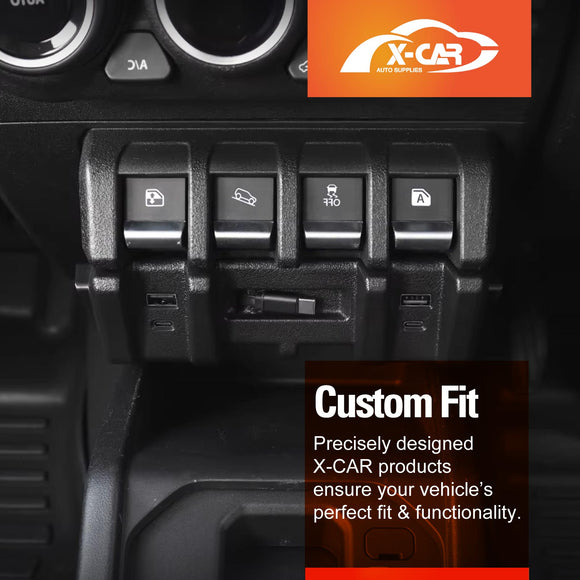 Center Console Charger Hub for Suzuki Jimny Auto 2018-Onwards Cigarette Lighter Adapter Interior Accessories