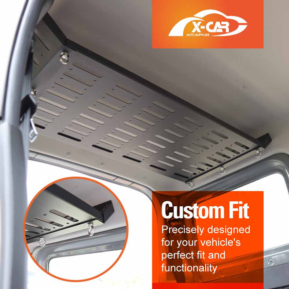 Rear Rack Storage Ceiling Shelf for Suzuki Jimny 3-Door 2018-Onwards Interior Bracket Luggage Organizer