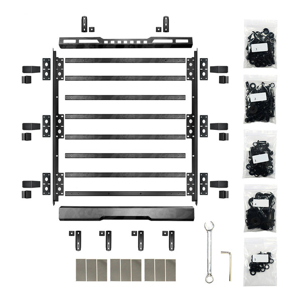 Roof Rack for Suzuki Jimny 3-Door 2018-2025 Multi-Functional Luggage Expansion Platform Aluminum Alloy