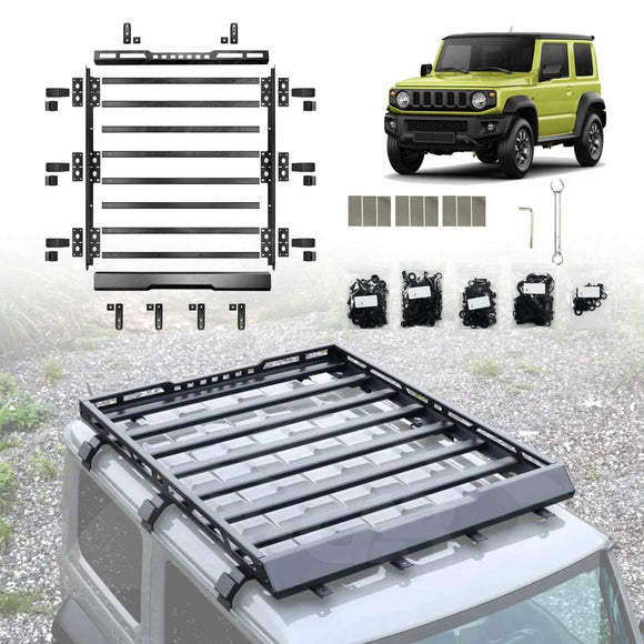 Roof Rack Side Awning for Suzuki Jimny 3-Door 2018-Onwards Multi-Functional Expansion Platform 4WD Off-Road Accessories