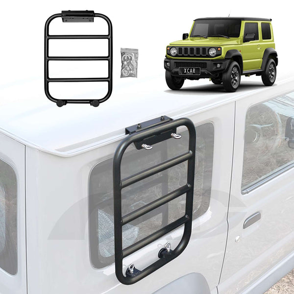 Rear Ladder/ Side Ladder for Suzuki Jimny 3-Door 2018-2025 Tailgate Climbing Rack Aluminum Alloy