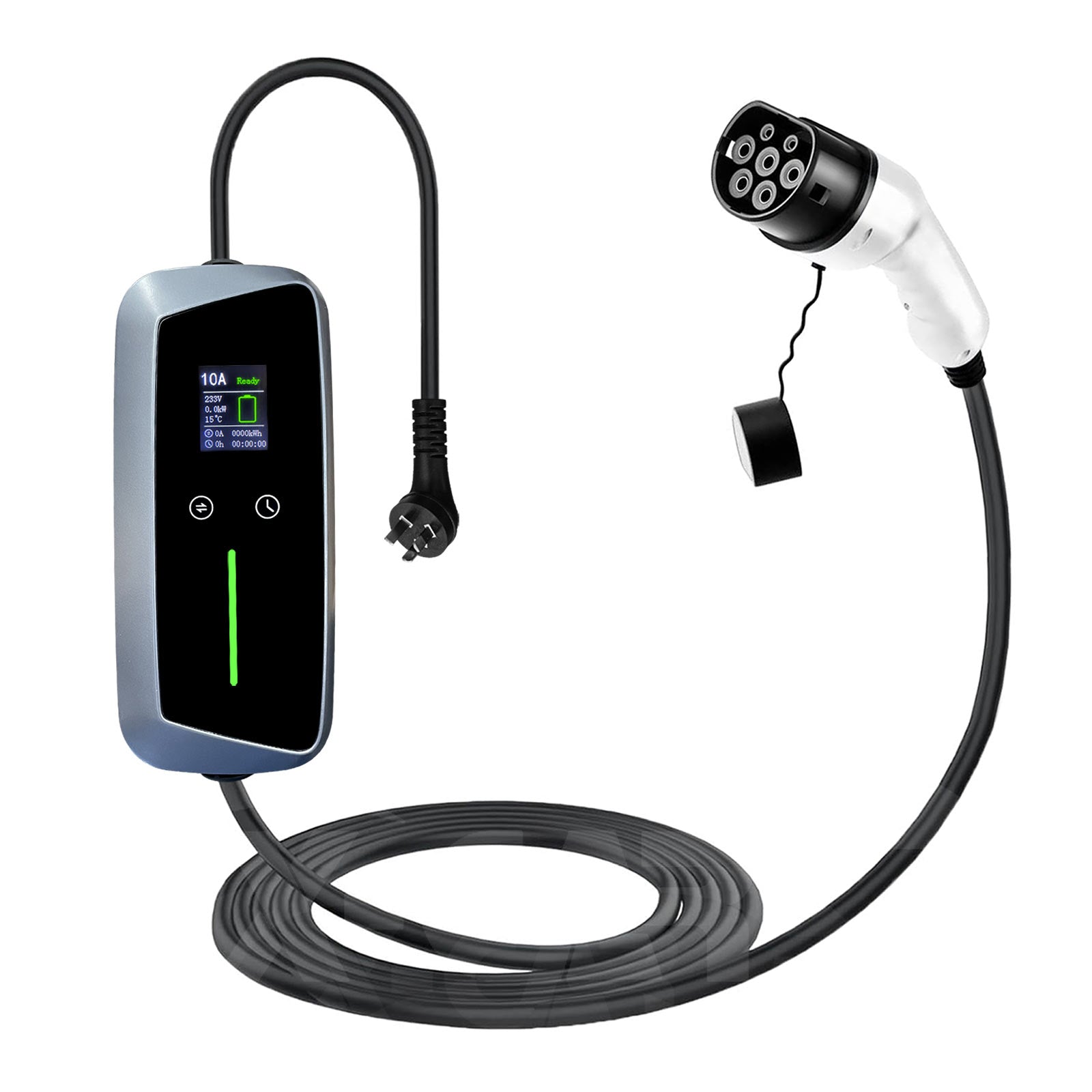 Type 2 Portable EV Charger 10 Amp 2.4KW for Land Rover Defender, Range ...