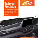 X-CAR dash mat for Toyota Kluger 2021 onwards installed in the dash area.