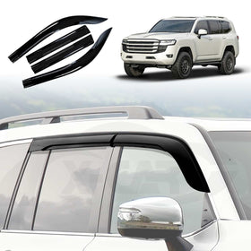 WeatherShields For Toyota Landcruiser 300 LC300 2021-Onwards Car Weather Shields Wind Deflectors Sun Visors