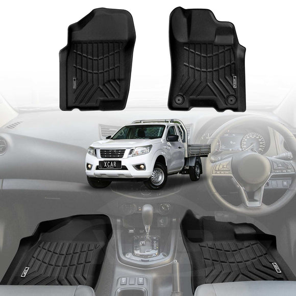3D Floor Mats for Nissan Navara NP300 D23 Single Cab 2015-Onwards All-Weather Car Liners