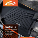 3D Floor Mats for Nissan Navara NP300 D23 Single Cab 2015-Onwards All-Weather Car Liners-4