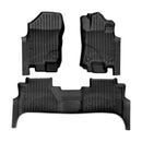 3D Floor Mats for Nissan Navara NP300 D23 Dual Cab 2015-2025 All-Weather Car Liners-13
