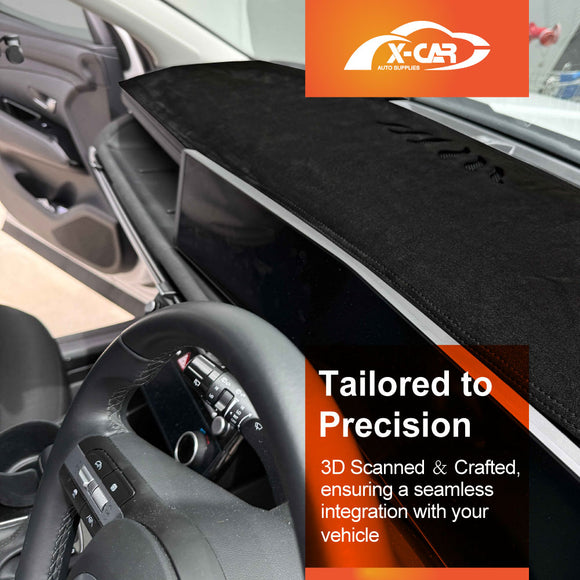 Dash Mat for Hyundai Tucson With HUD 2024-Onwards Non-Slip Microfiber Pad Cover