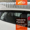X-CAR tailored weather shields fitted to Chery Tiggo 4 window frames