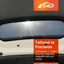 X-CAR rear windscreen sun shades installed on BYD Atto 1 car rear windscreen.