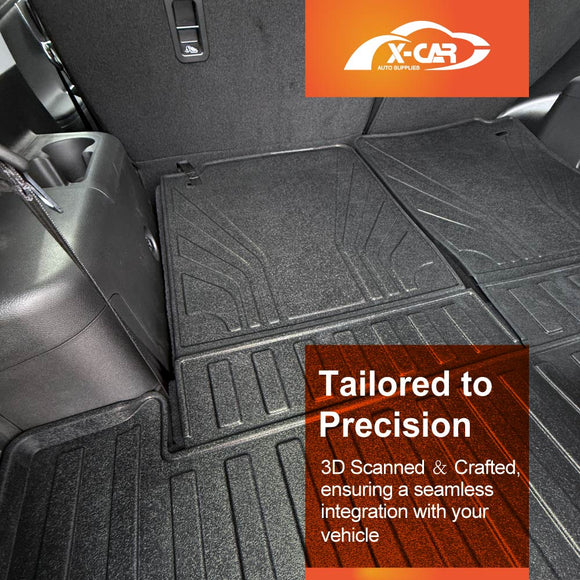 Boot Liner/Back Seat Protector for Chery Tiggo 8 Pro Max 2024-Onwards All Weather Car Mats
