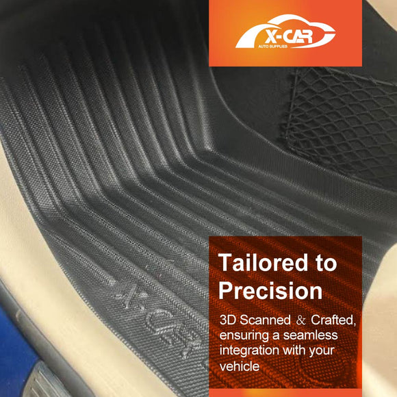 3D Floor Mats for Mercedes-Benz GLC Class 2015-2022 All-Weather Car Liners