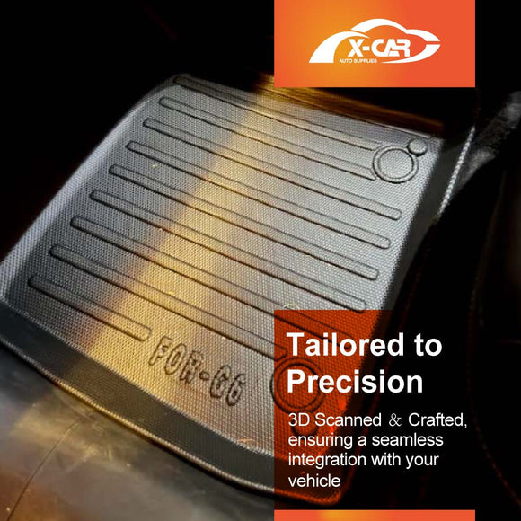 3D Floor Mats for XPeng G6 2024-Onwards All-Weather Car Liners