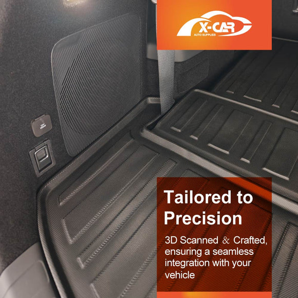 Boot Liners/ Back Seat Protector for BYD SEALION 8 SEALION8 2026-Onwards All Weather Cargo Mats